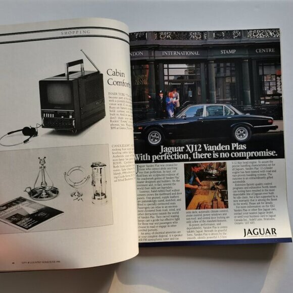 Summer 1986 City & Country Home Magazine Canadian Lifestyle Interior Design Arch - Picture 4 of 6